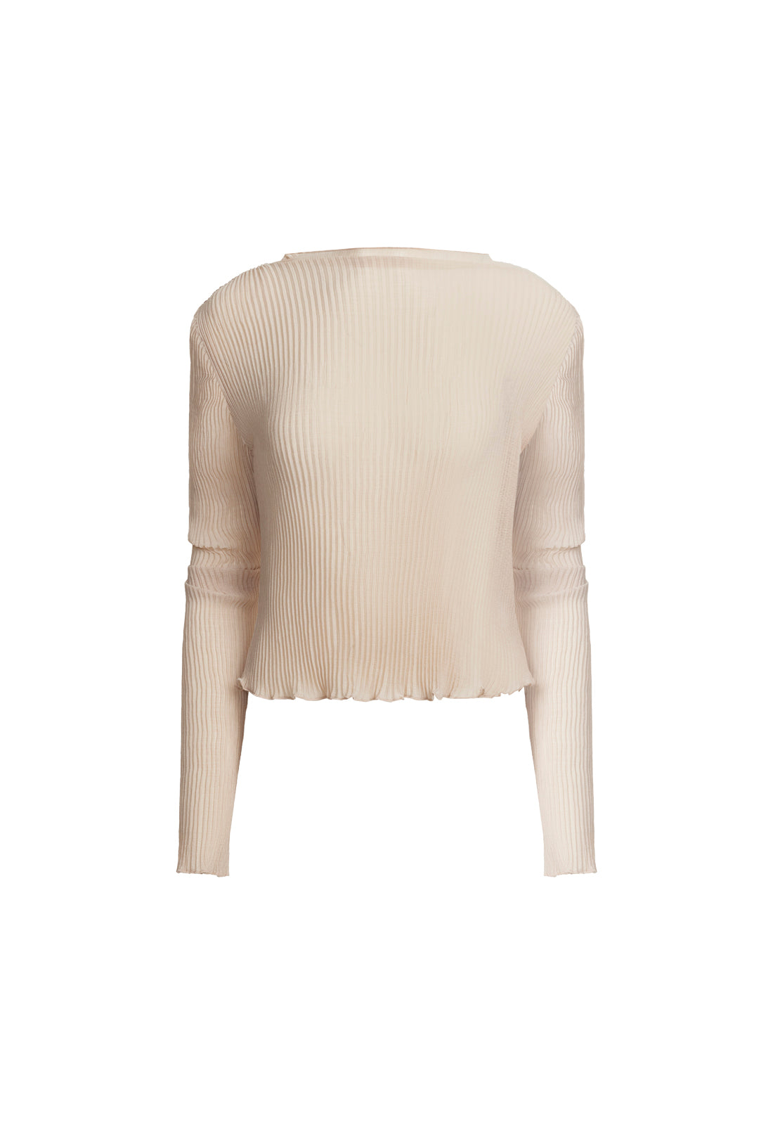 FORD LONG SLEEVE TOP - BEIGE