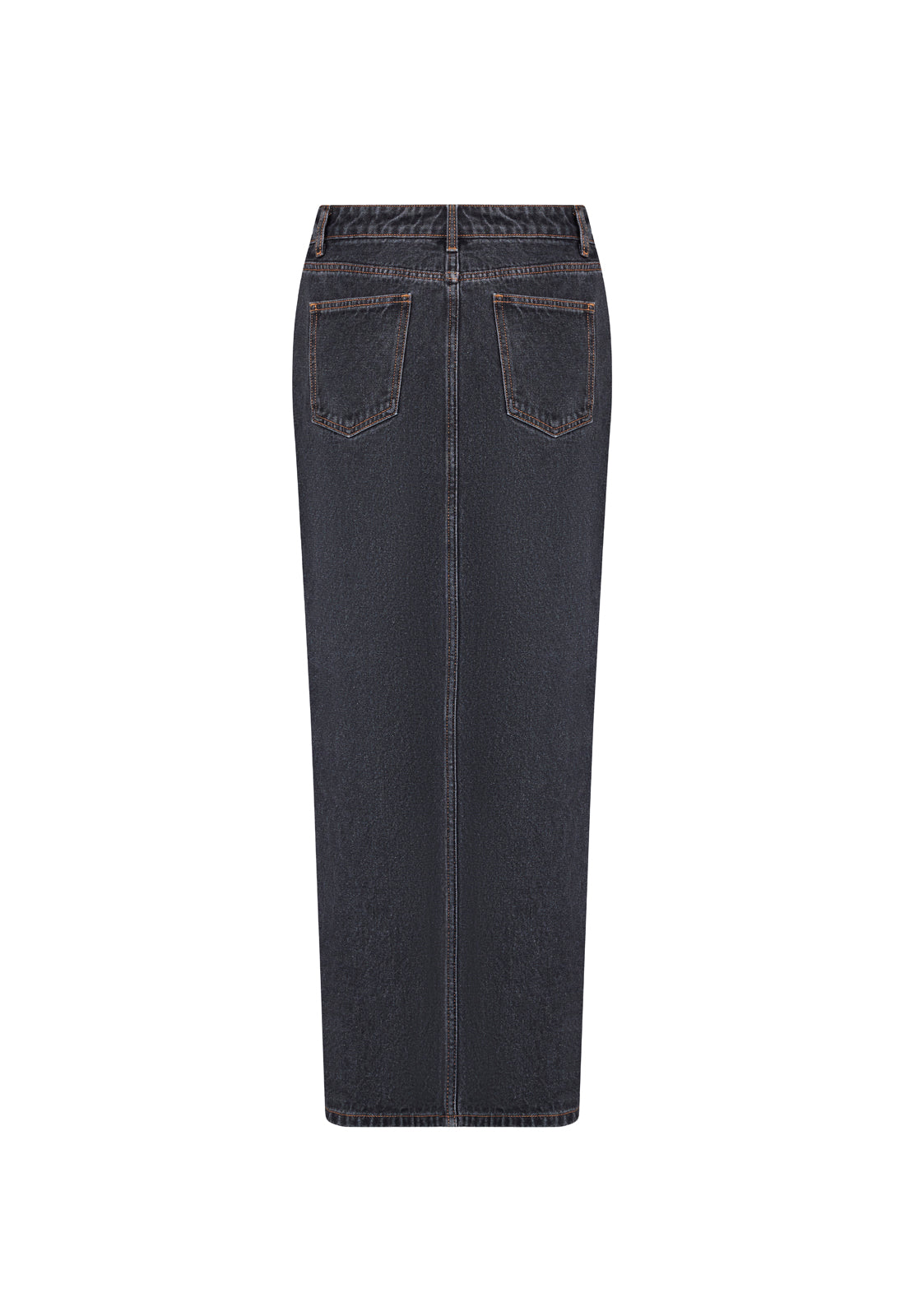BARBIE SPLIT MIDI - CHARCOAL