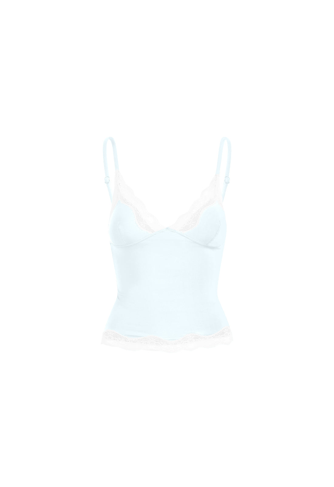 DOS FITTED CAMI - BABY BLUE